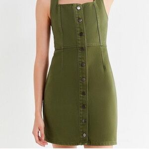 UO Button-Down Denim Dress